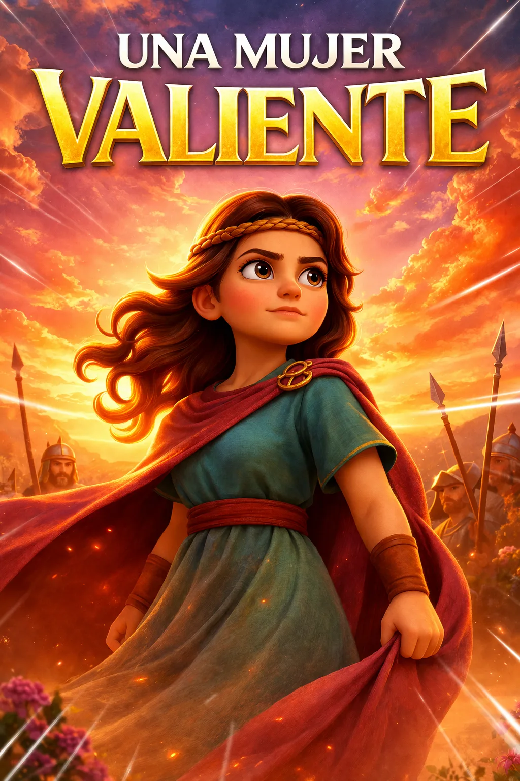 Portada de personaje bíblico Débora, la mujer valiente