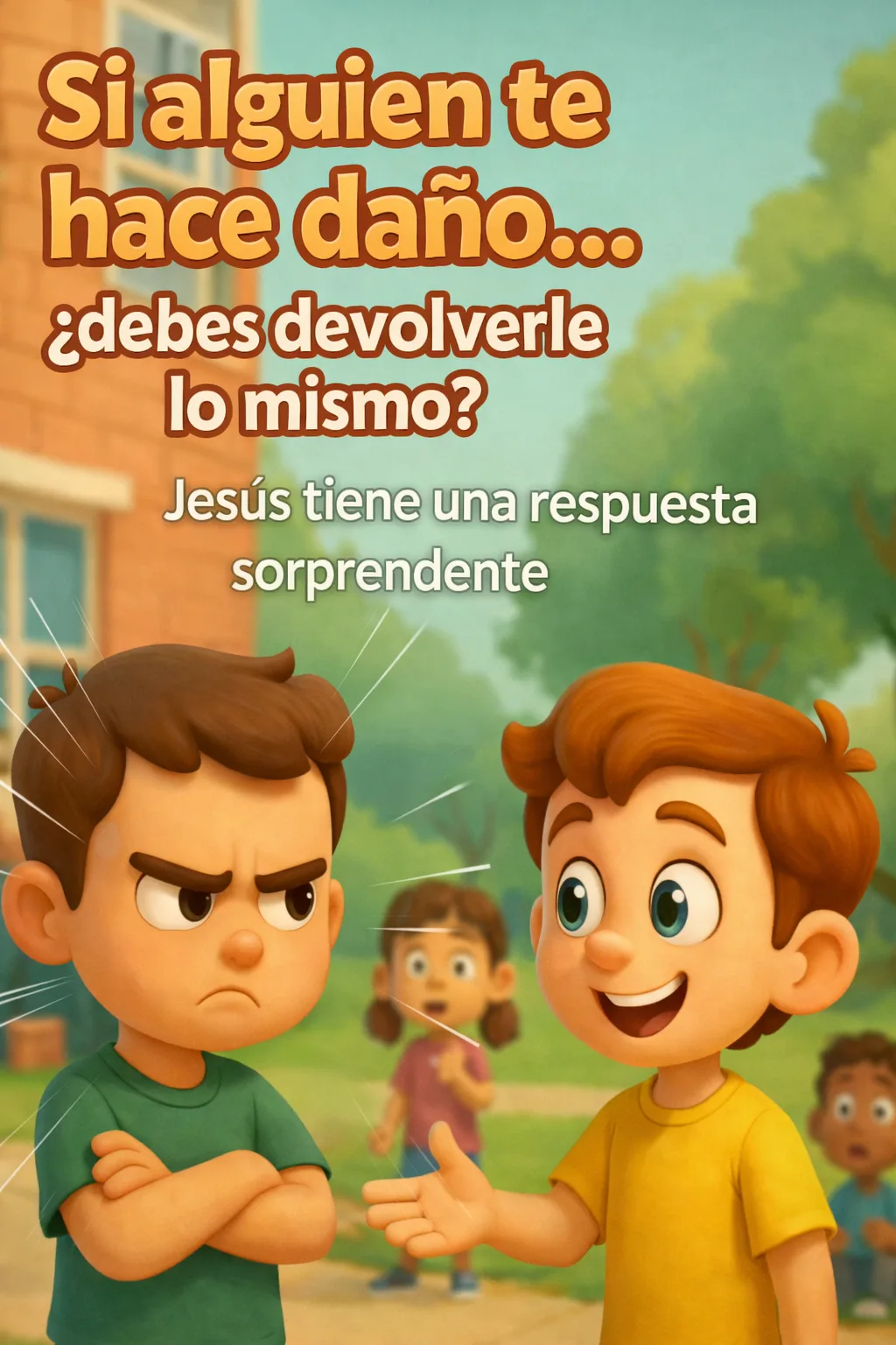 Ilustración del devocional Si alguien te hace daño.....¿debes devolverle lo mismo?