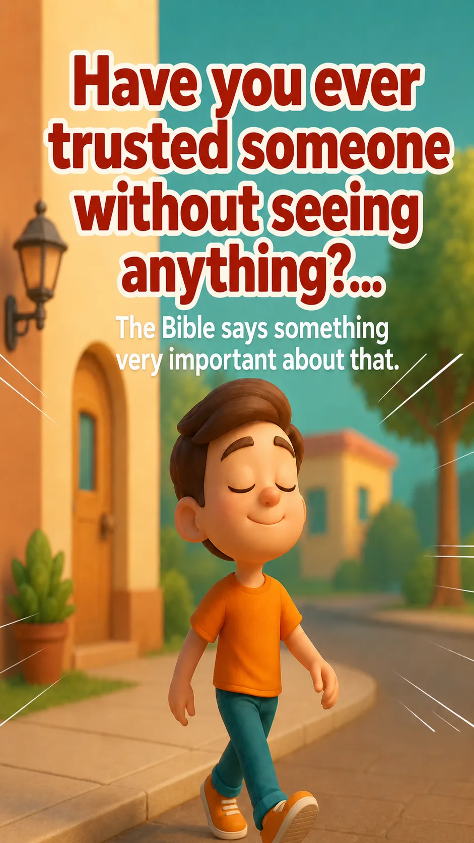 Cover image for devotional Have you ever trusted someone with your eyes closed?