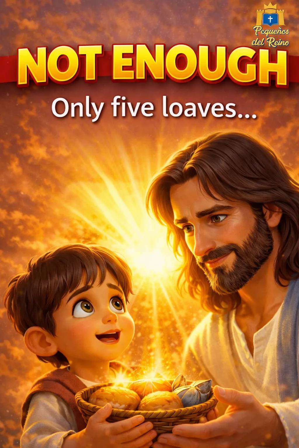 Cover image for miracle of Jesus NOT ENOUGH! He only had 5 loaves... and this happened
