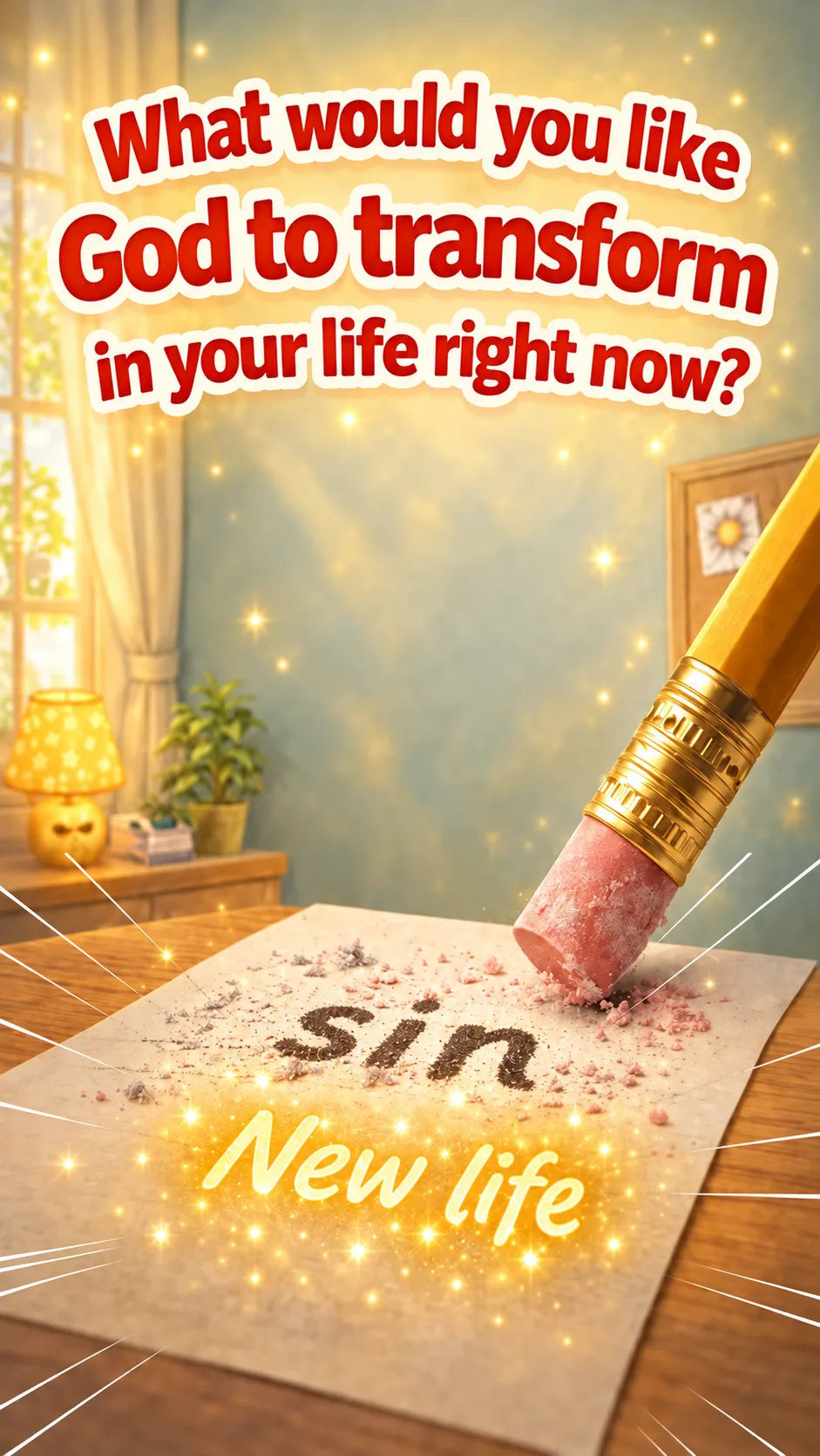 Cover image for devotional What would you like God to transform in your life right now?