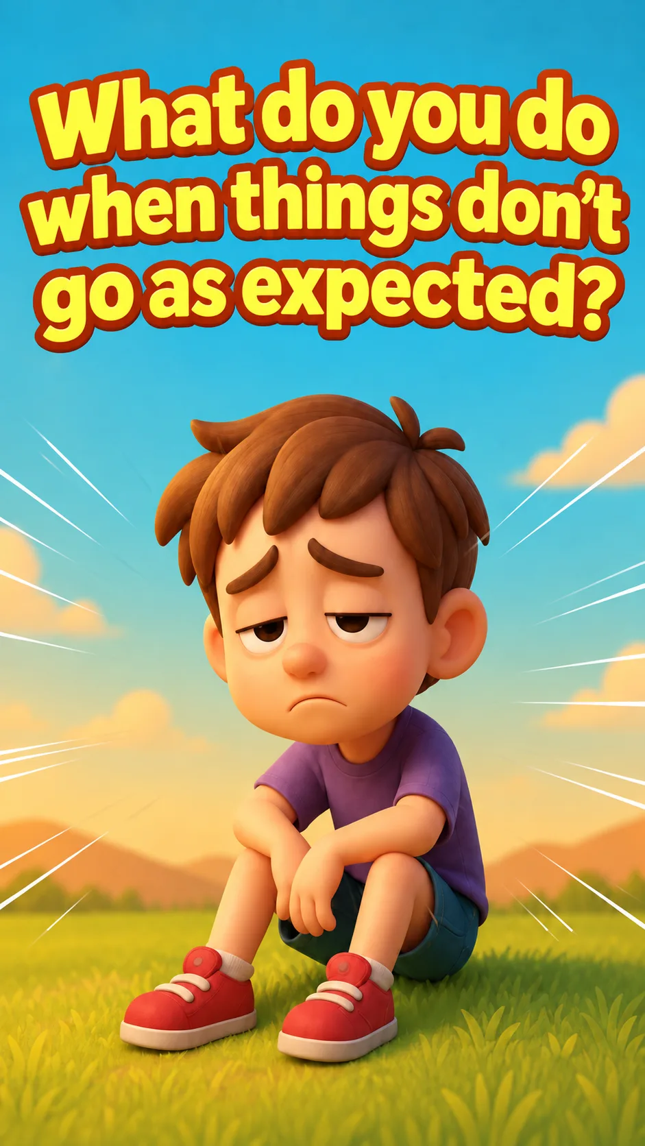 Devotional illustration What do you do when things don't turn out as you expect?