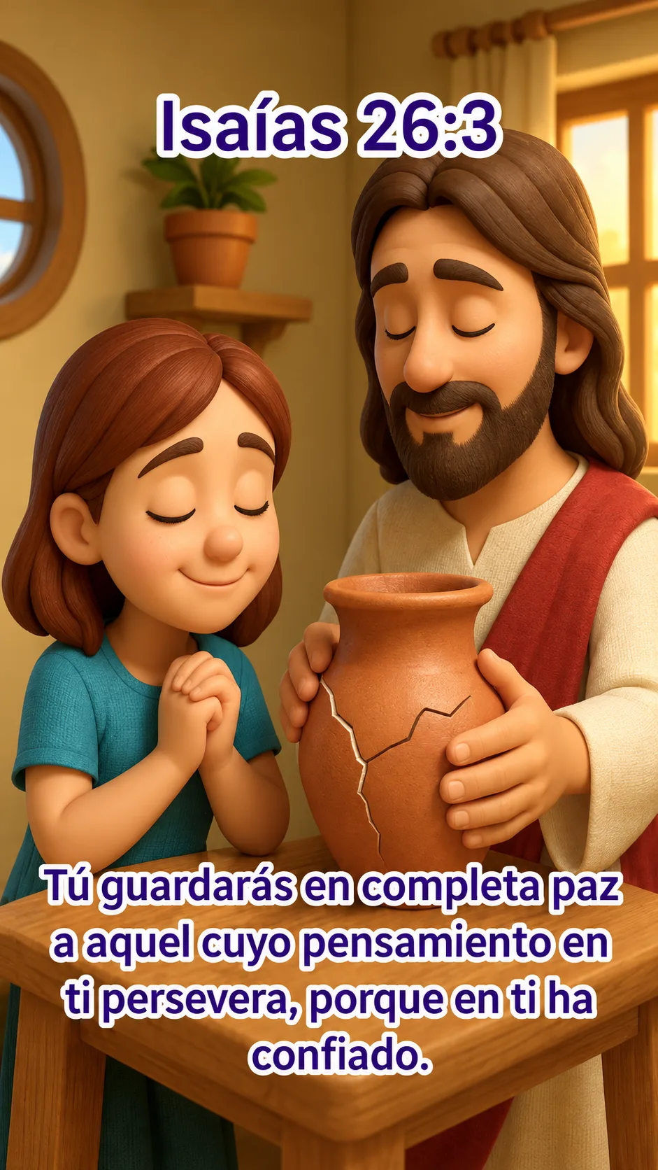 Portada de devocional La paz de Dios cuando confiamos en Él | Isaías 26:3