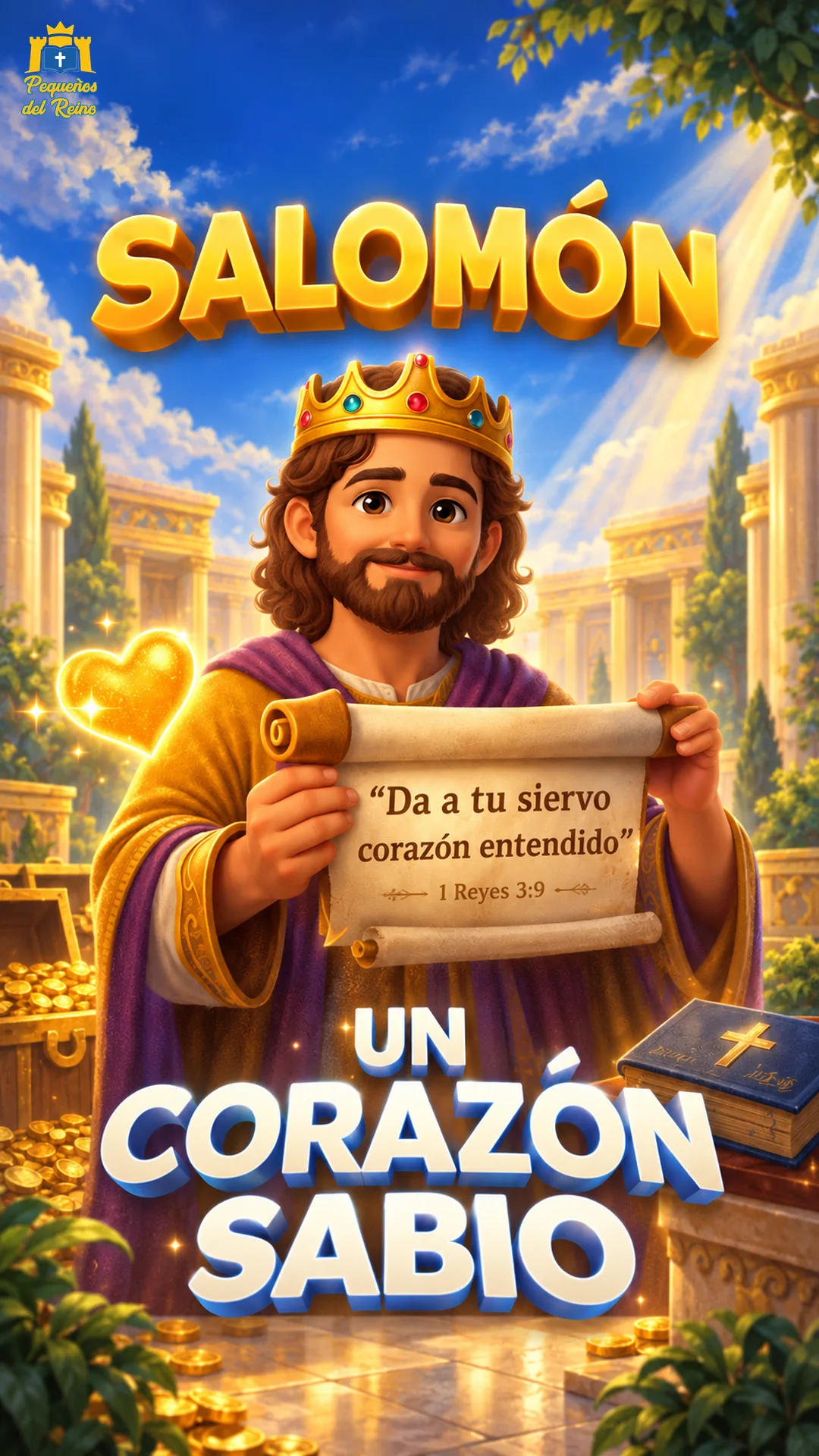 Portada de la clase bíblica Salomón: un corazón sabio