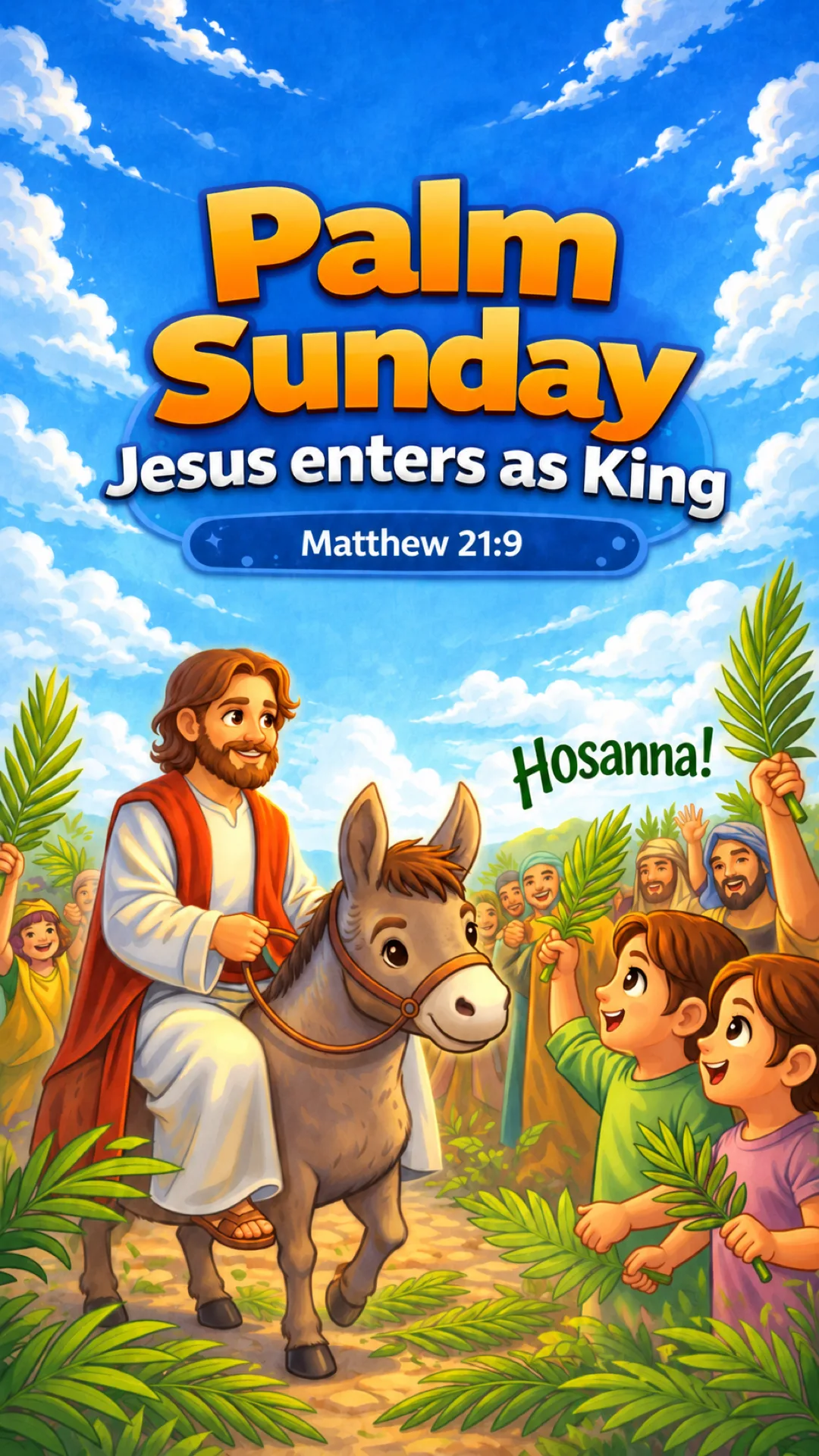 Cover image for Palm Sunday: Jesus Enters as King