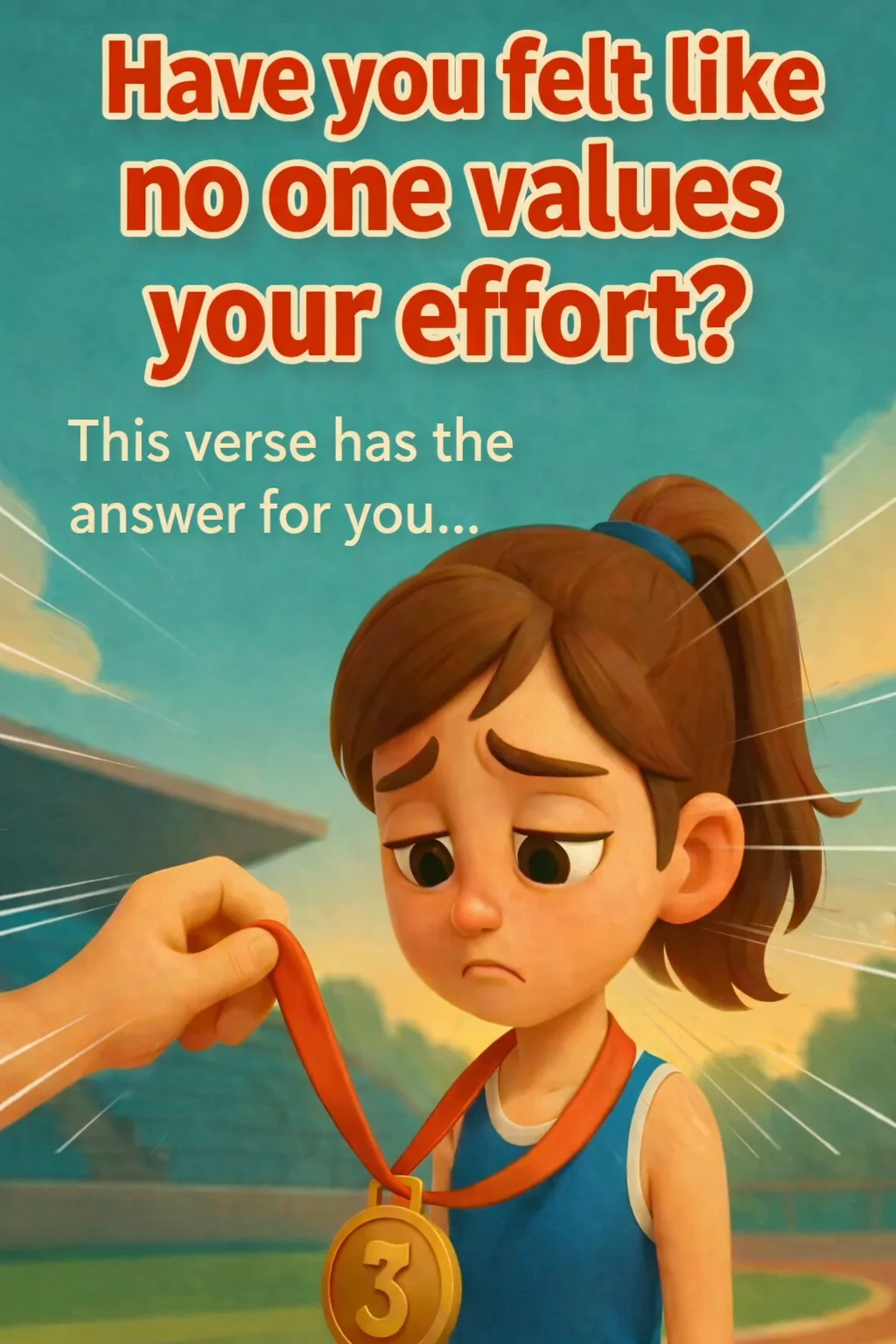 Devotional illustration Have you felt that no one values your effort?