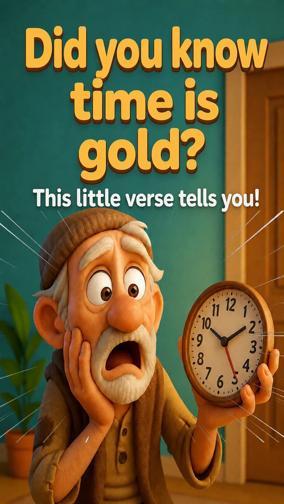 Cover image for devotional Did you know that time is gold?