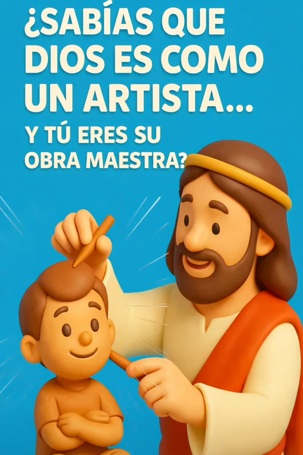 Portada del devocional ¿Sabias que dios es como un artista y tu eres su obra maestra?