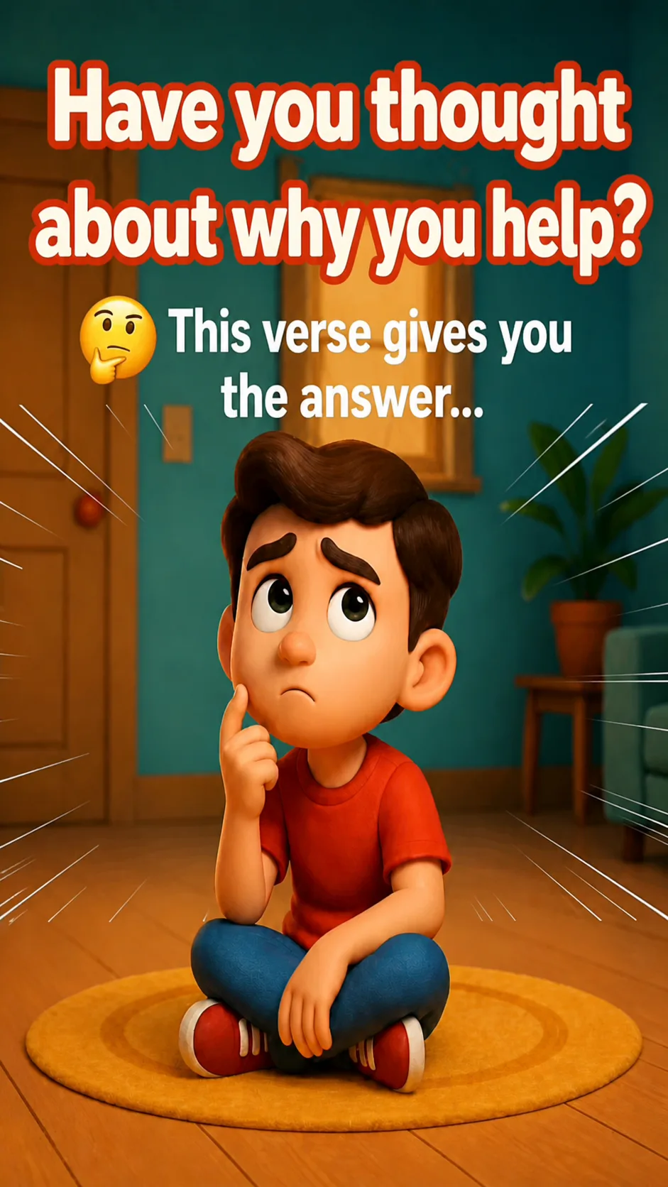 Cover image for devotional Have you thought about what you help for?