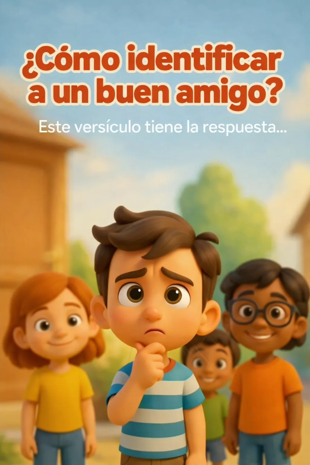 Ilustración del devocional ¿Como identificar a un buen amigo?