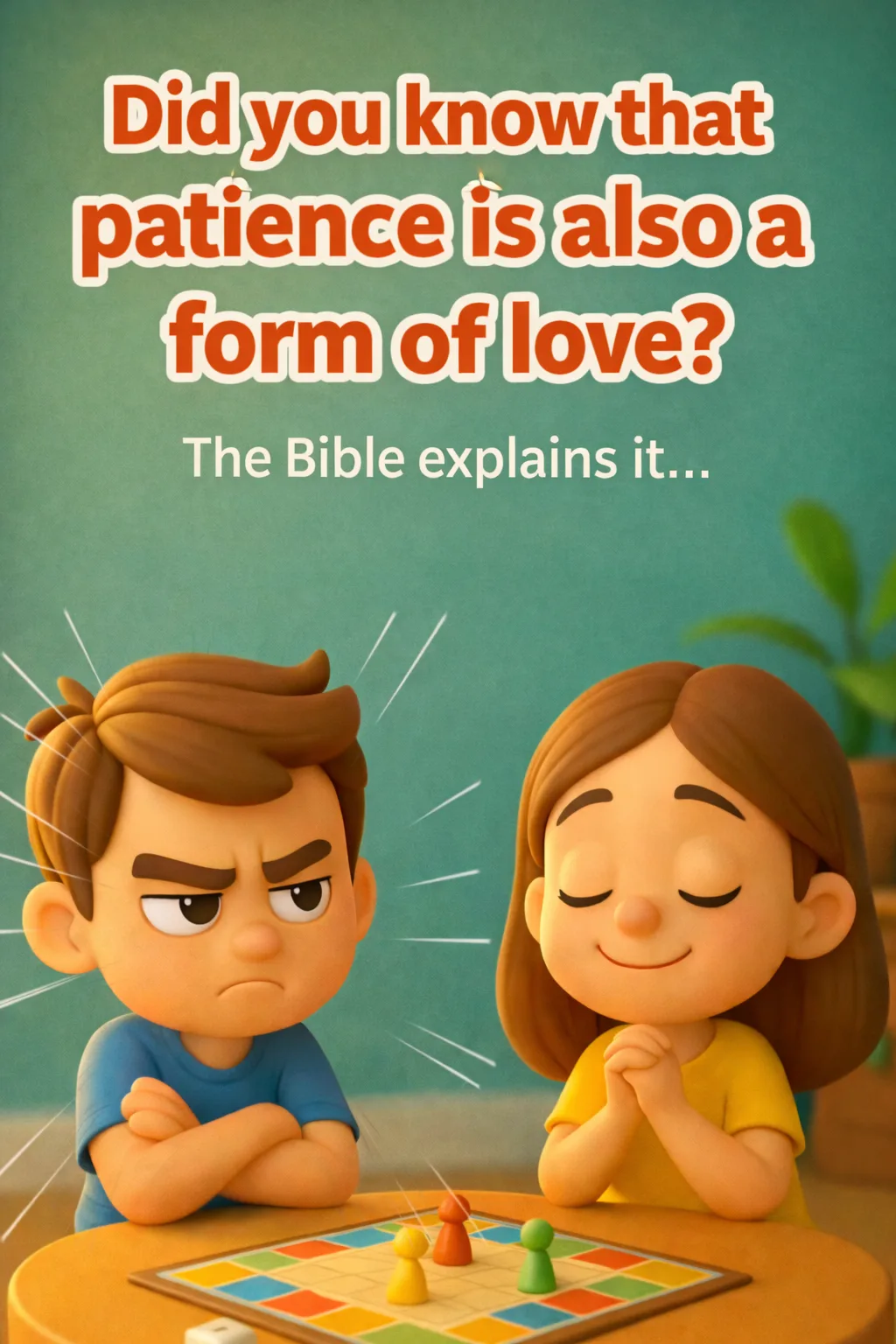 Devotional illustration Did you know that patience is also a form of love?