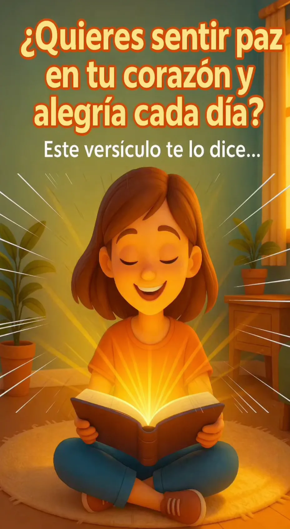 Portada de devocional ¿Quieres sentir paz en tu corazon y alegria cada dia?