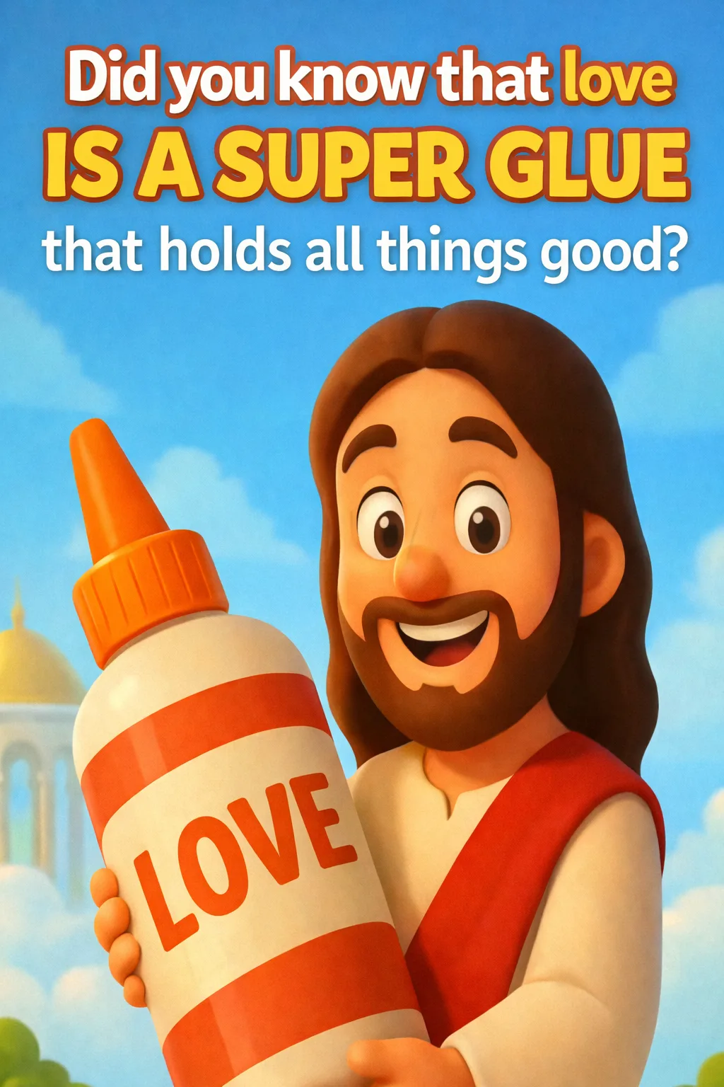 Cover image for devotional Did you know that love is a super glue?