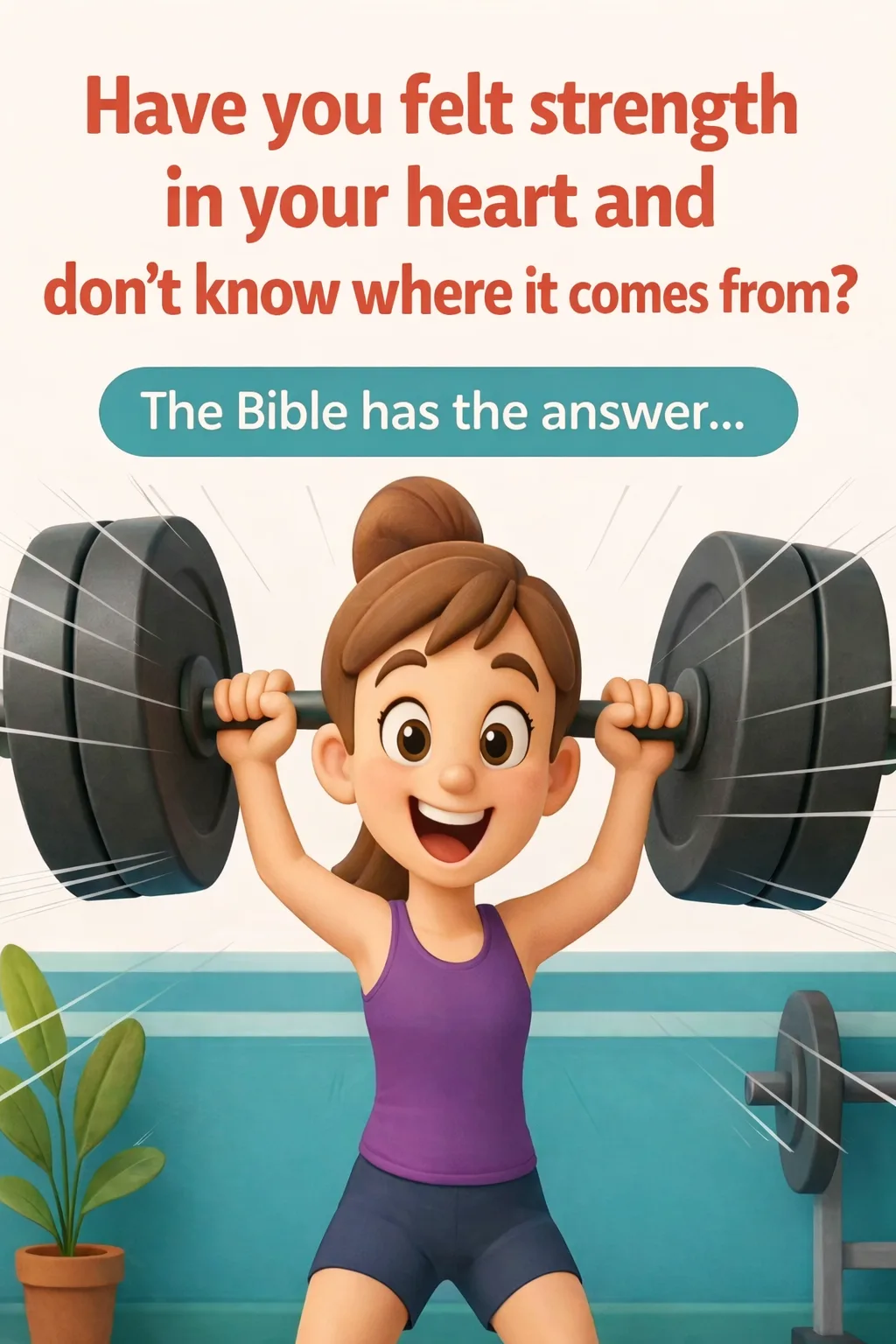 Cover image for devotional Have you felt strength in your heart and don't know where it comes from?