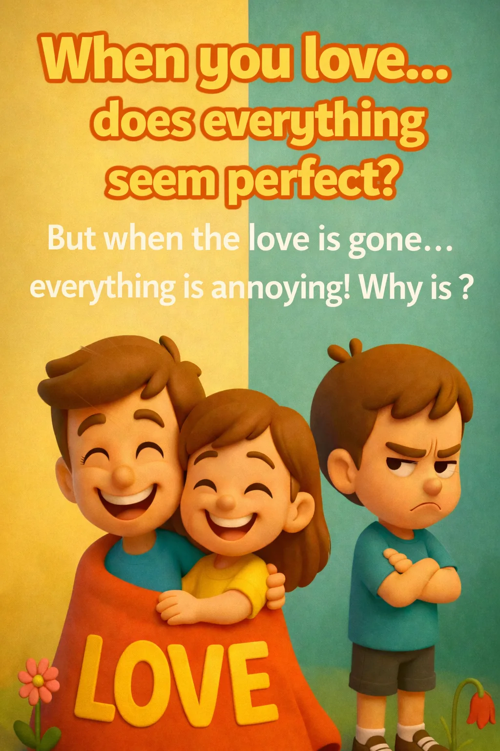 Devotional illustration when you love... does everything seem perfect to you?