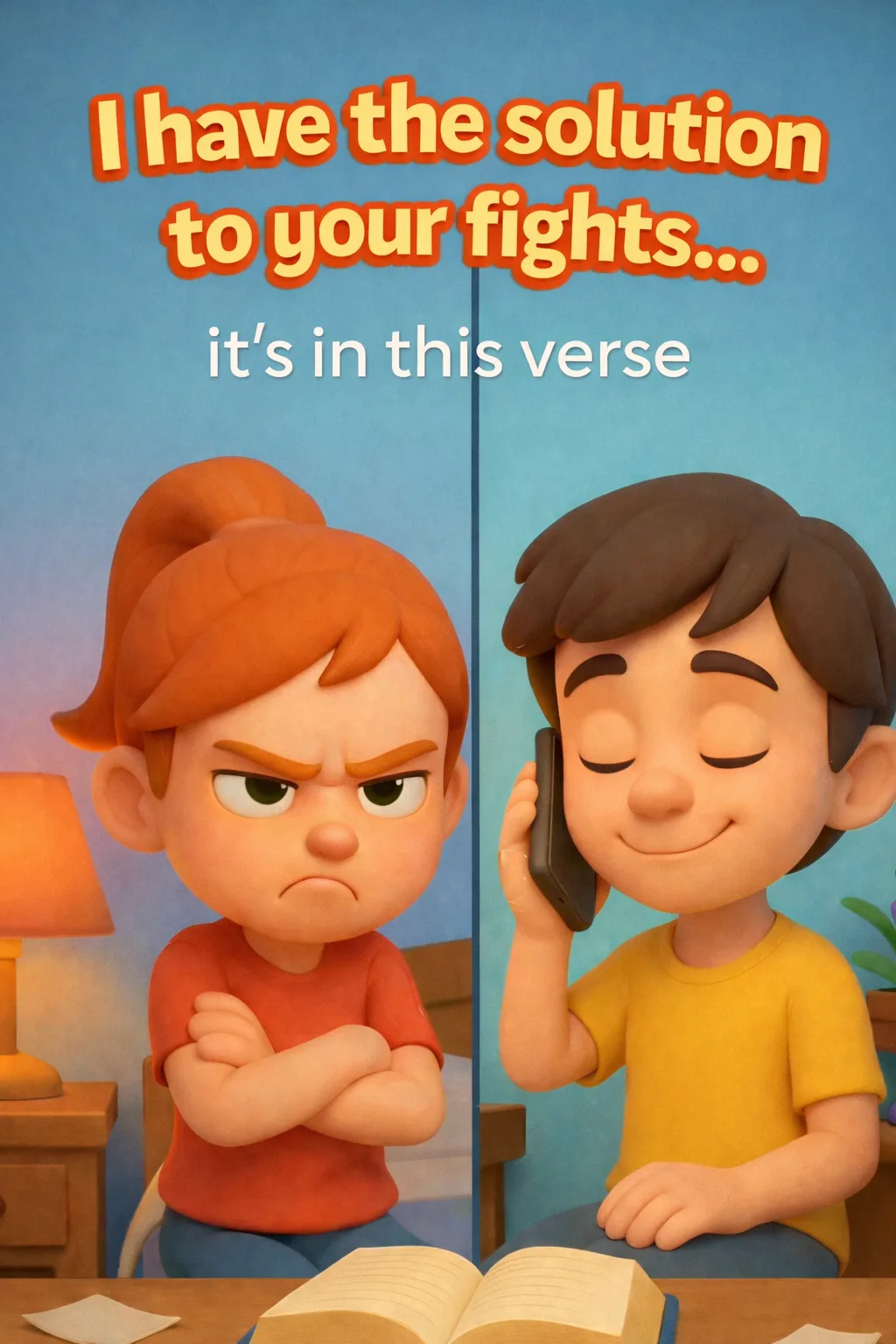 Devotional illustration Did you know that hatred only brings more hatred?