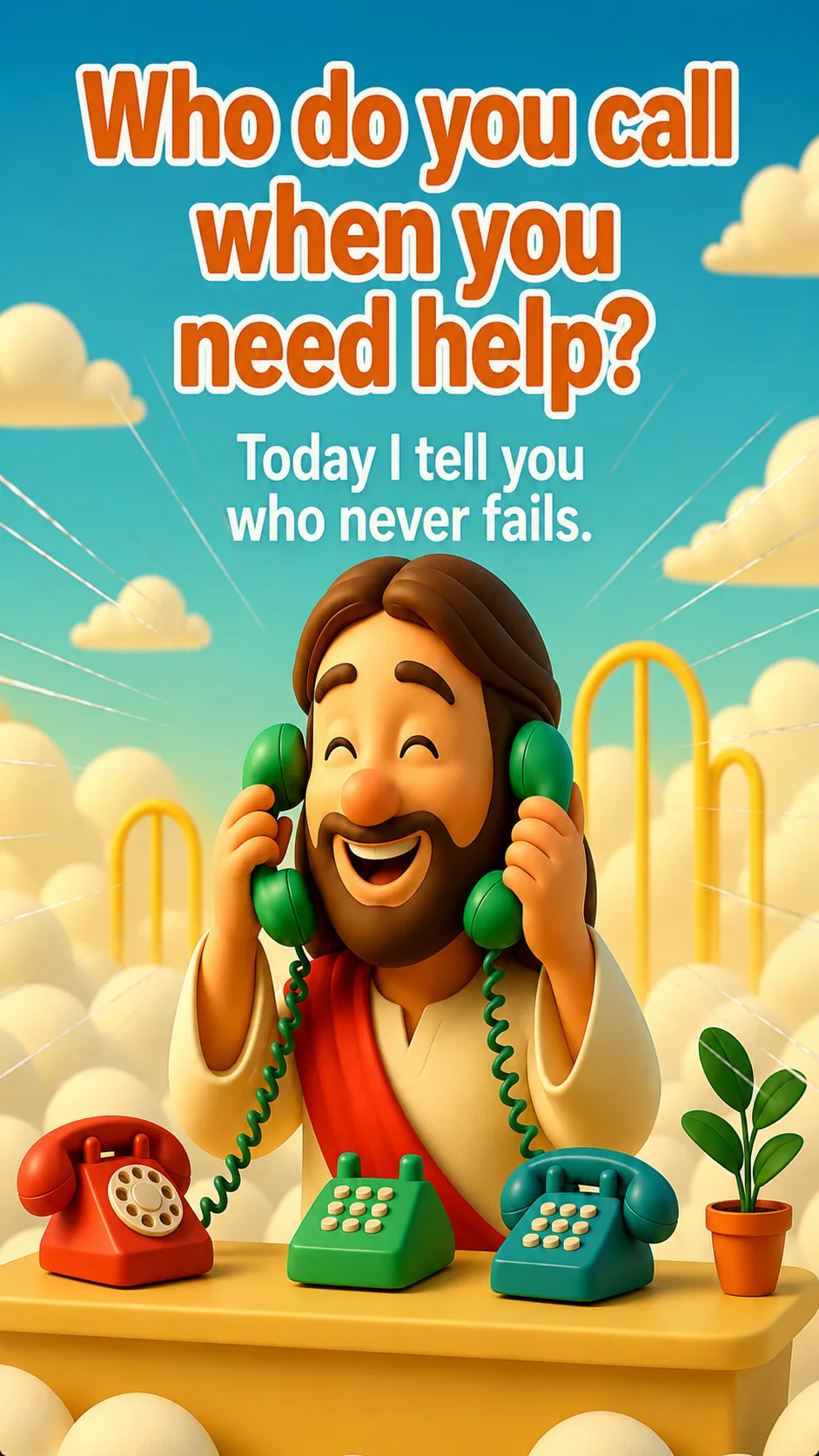 Cover image for devotional Who do you call when you need help?