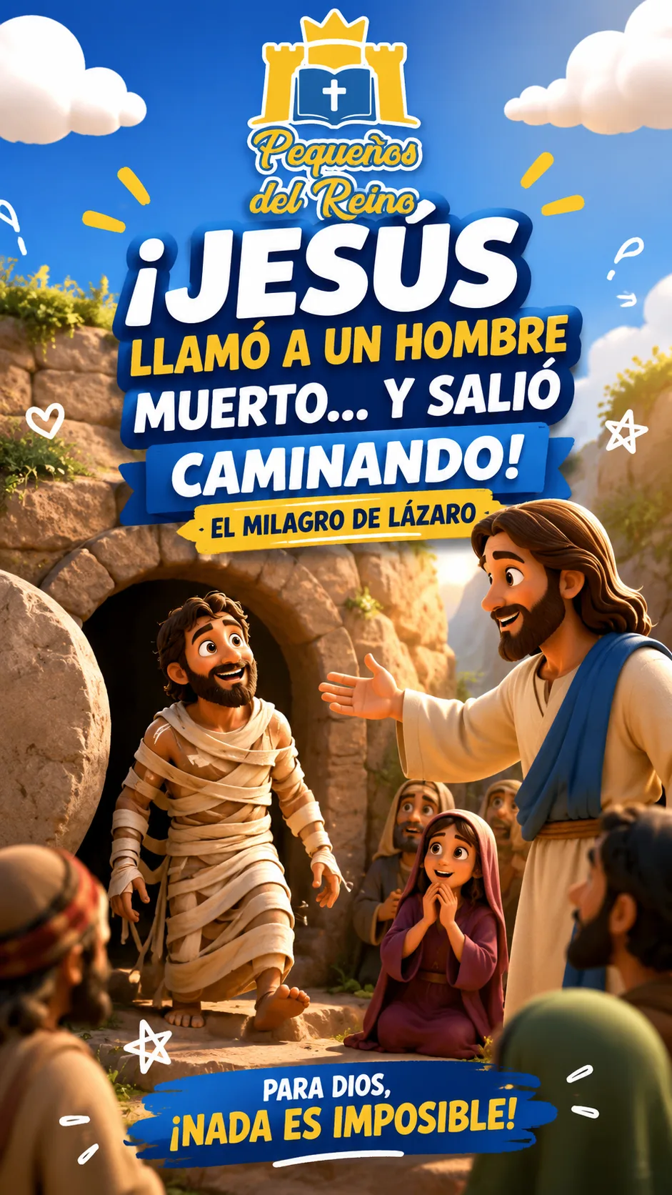 Portada de milagro de Jesús ¡Jesús Llamó a un Hombre Muerto… y Salió Caminando! | El Milagro de Lázaro
