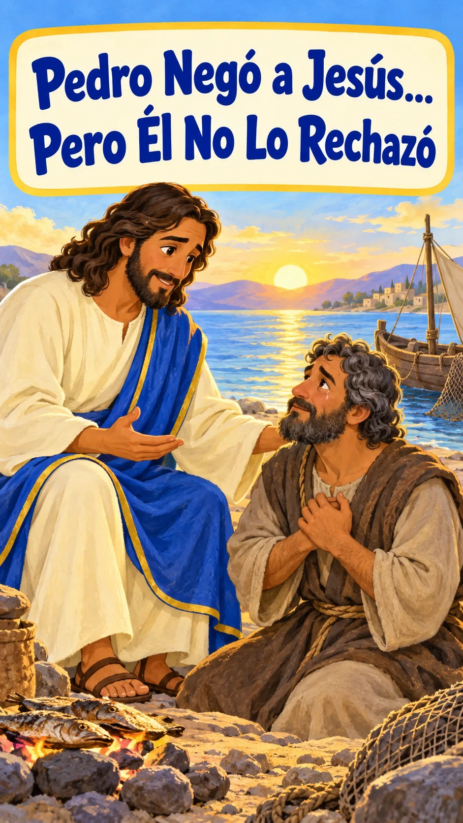Portada de personaje bíblico Pedro Negó a Jesús… Pero Él No Lo Rechazó