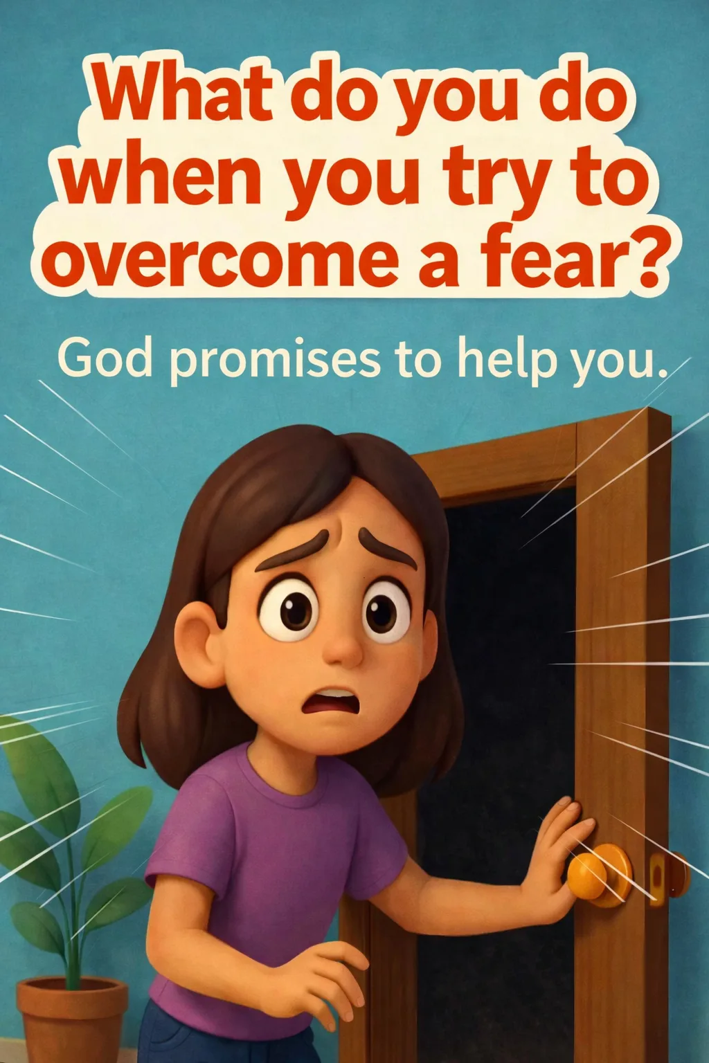 Devotional illustration What do you do when you try to overcome a fear?