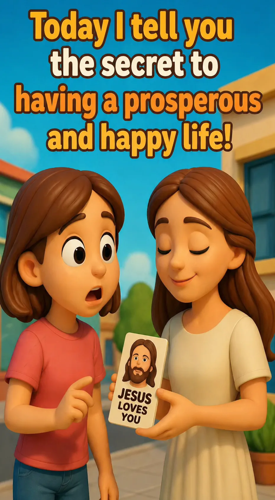 Cover image for devotional Today I tell you the secret to having a prosperous and happy life