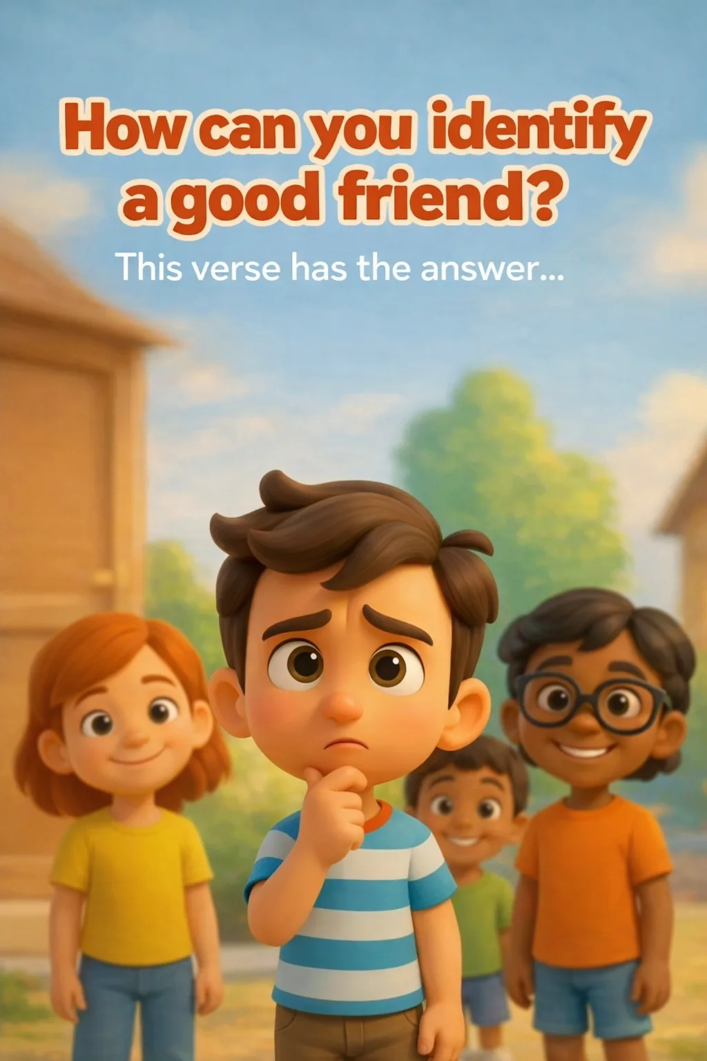 Cover image for devotional How to identify a good friend?