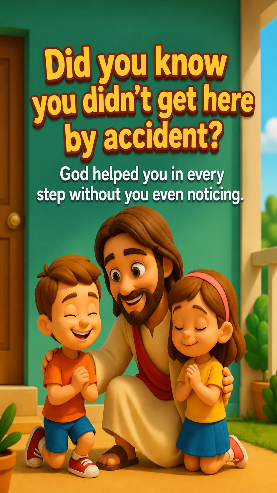Cover image for devotional Did you know you didn't get here by chance?