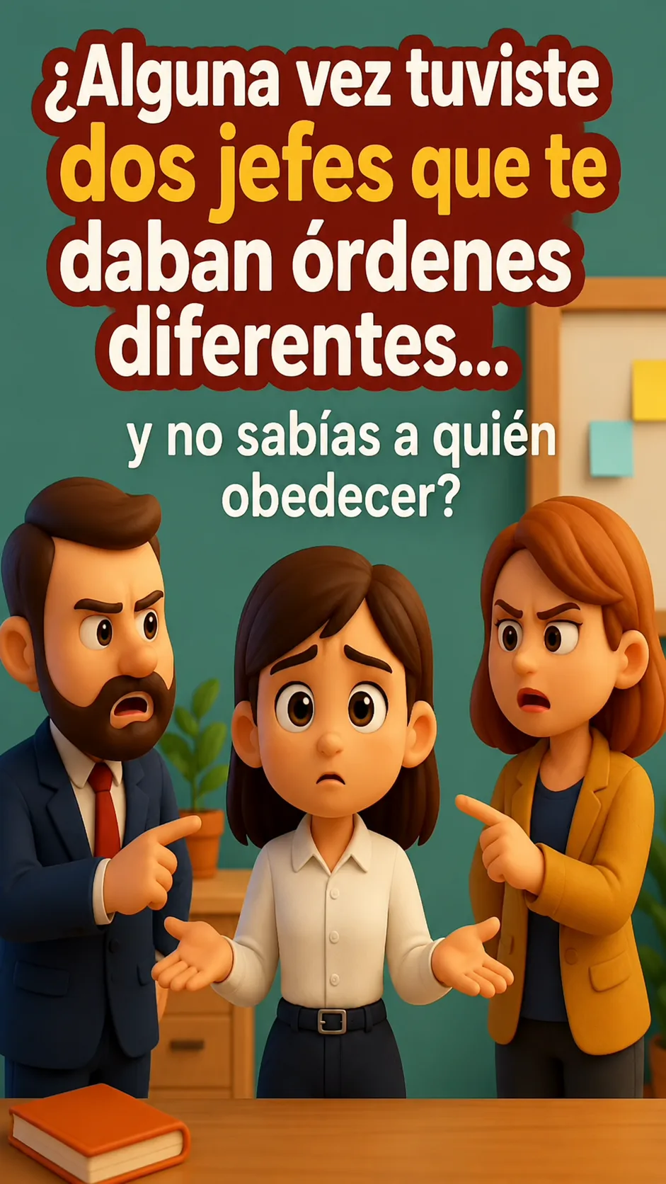 Portada del devocional ¿Alguna vez tuviste 2 jefes que te daban ordenes diferentes....