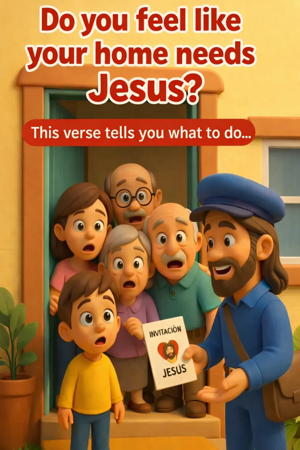 Devotional illustration Do you feel that your home needs Jesus?