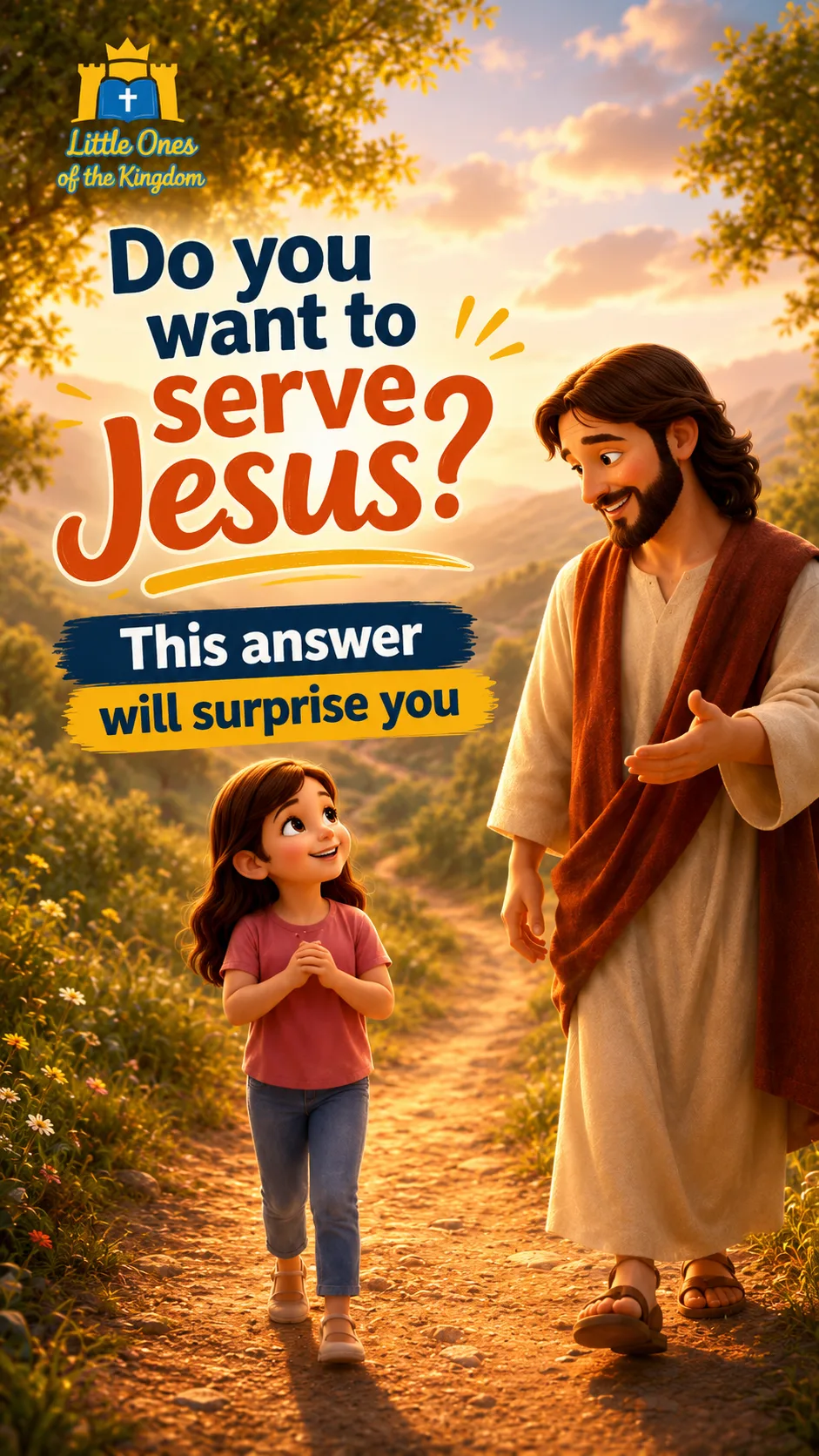 Cover image for question for Jesus Do you want to serve Jesus? This answer will surprise you