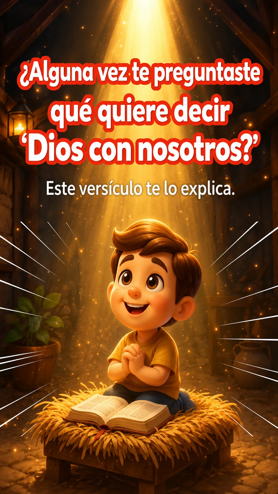 Portada de devocional ¿Alguna vez te preguntaste que quiere decir Dios con nosotros?