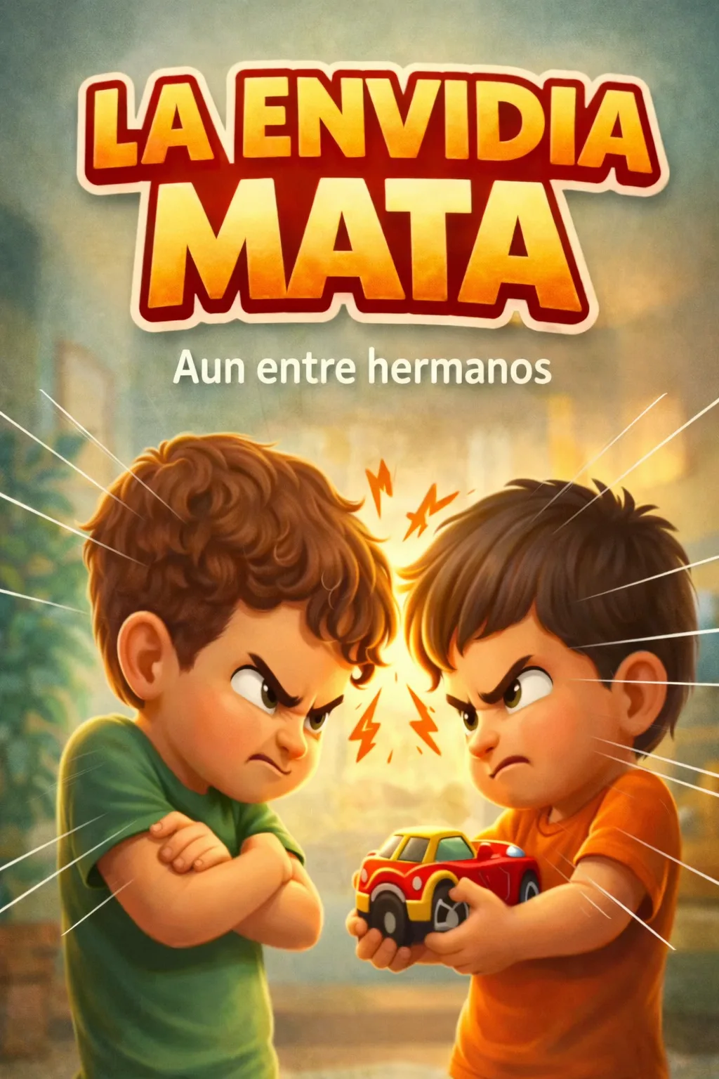 Portada de personaje bíblico Cain y Abel