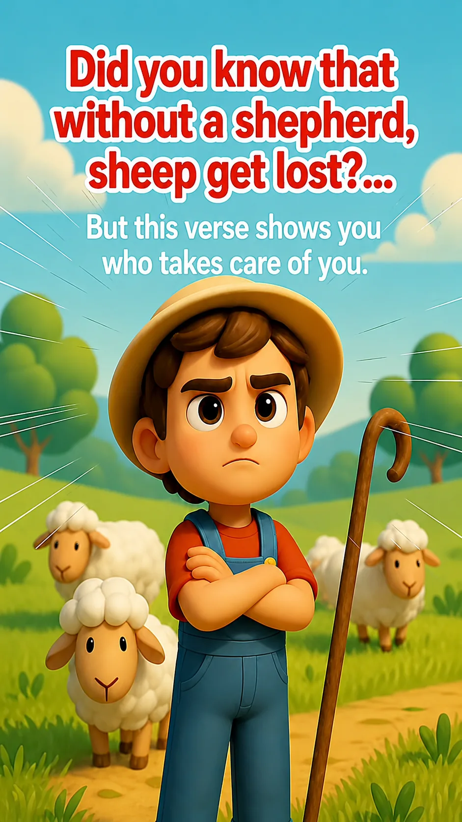Cover image for devotional Did you know that without a shepherd, the sheep get lost?