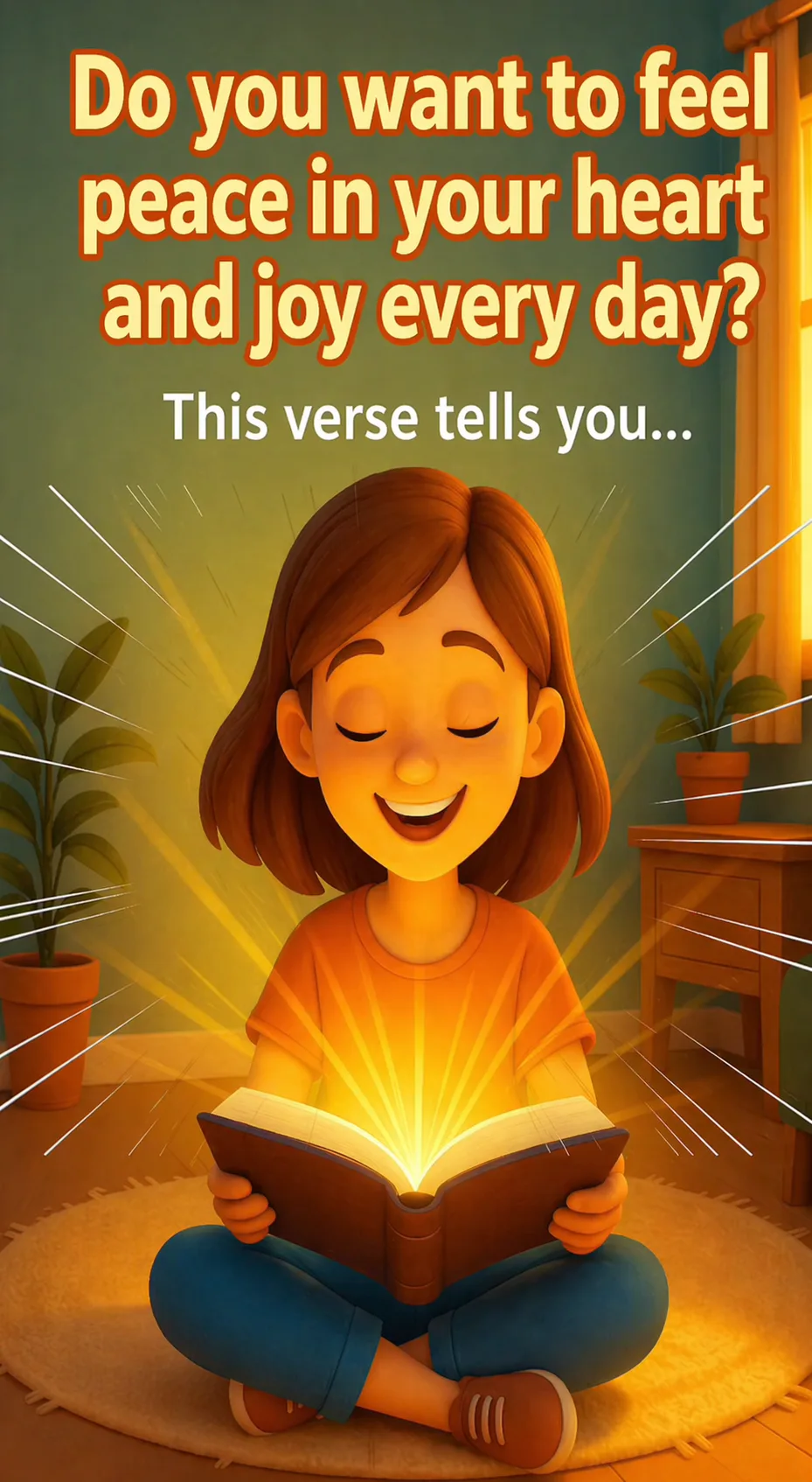 Cover image for devotional Do you want to feel peace in your heart and joy every day?