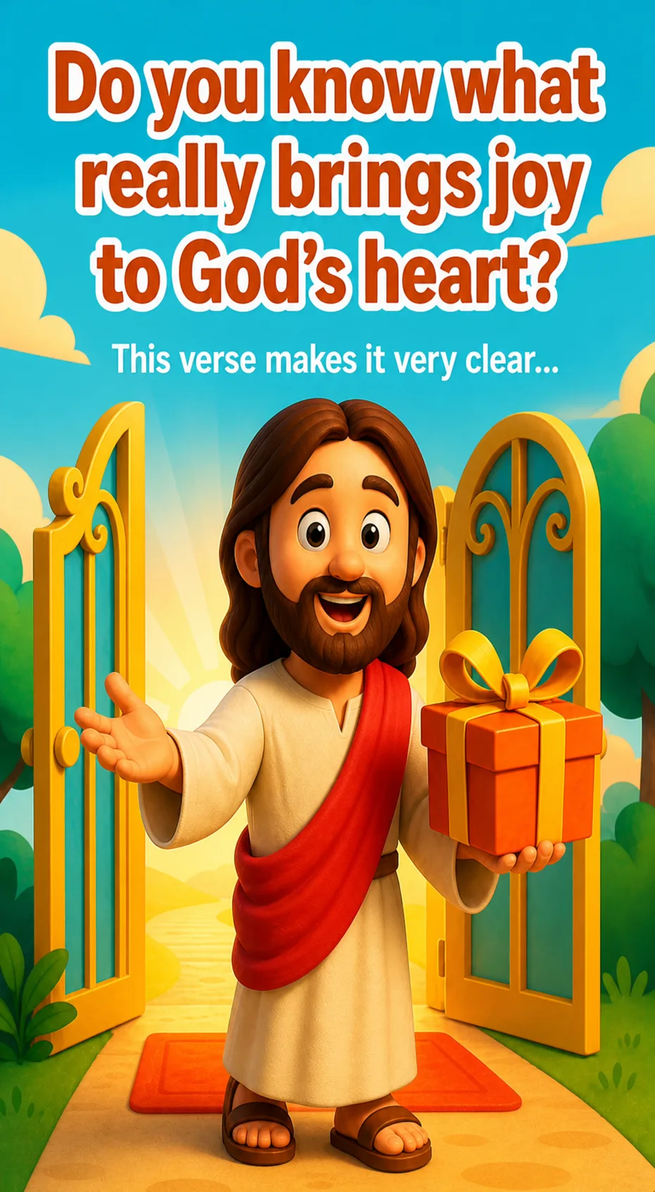 Cover image for devotional Do you know what really makes God's heart glad?