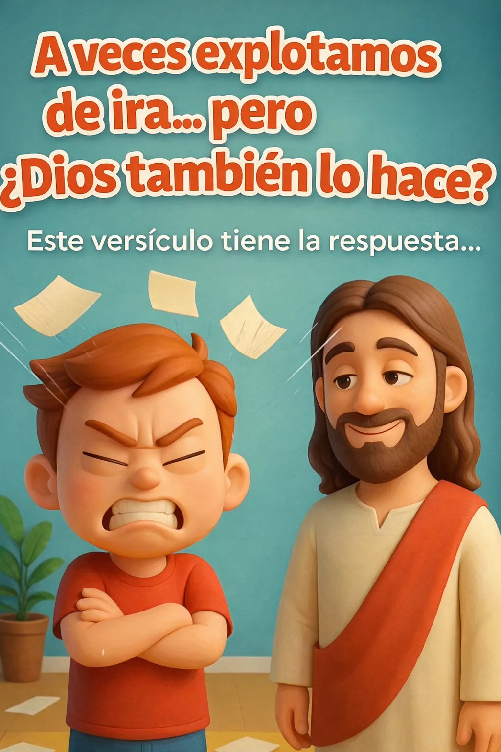 Ilustración del devocional A veces explotamos de ira... pero Dios tambien lo hace?