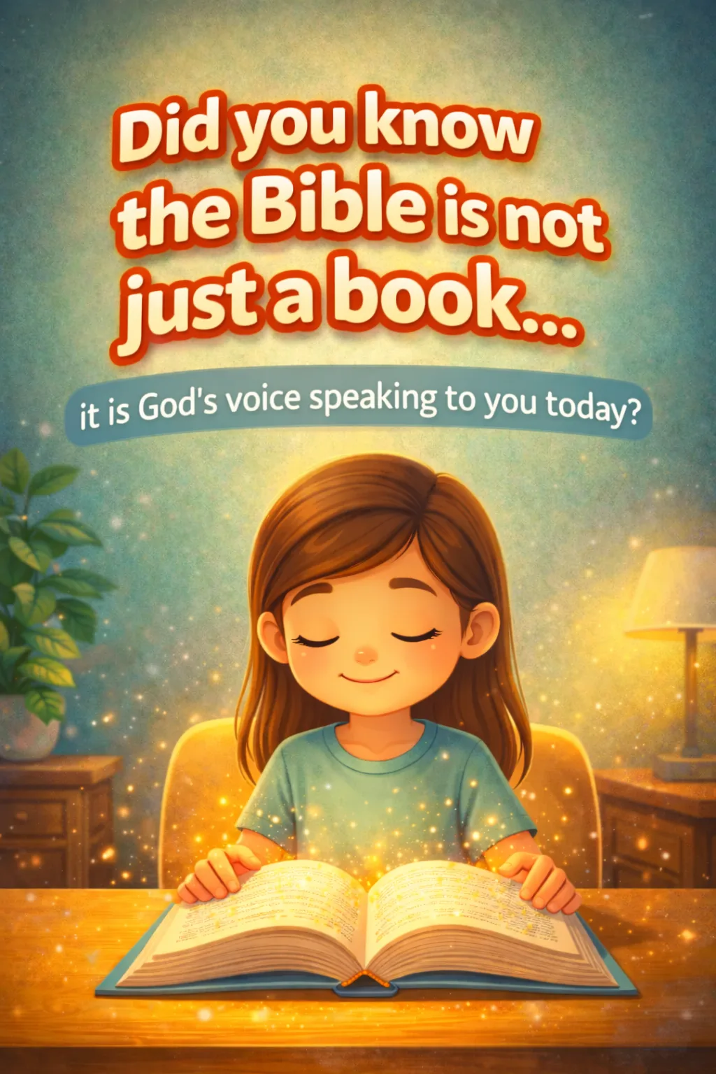 Cover image for 📖✨ Did you know that the Bible is not just a book… it is God’s voice taking care of you today? 🛡️💛