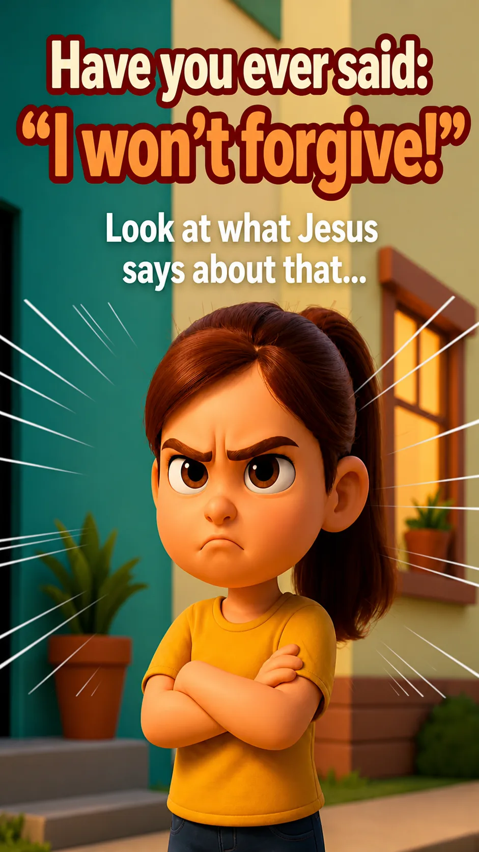 Cover image for devotional Have you ever said: I will not forgive! ?
