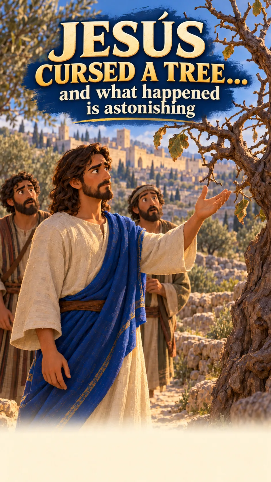 Cover image for miracle of Jesus JESUS CURSED A TREE… and what happened is shocking