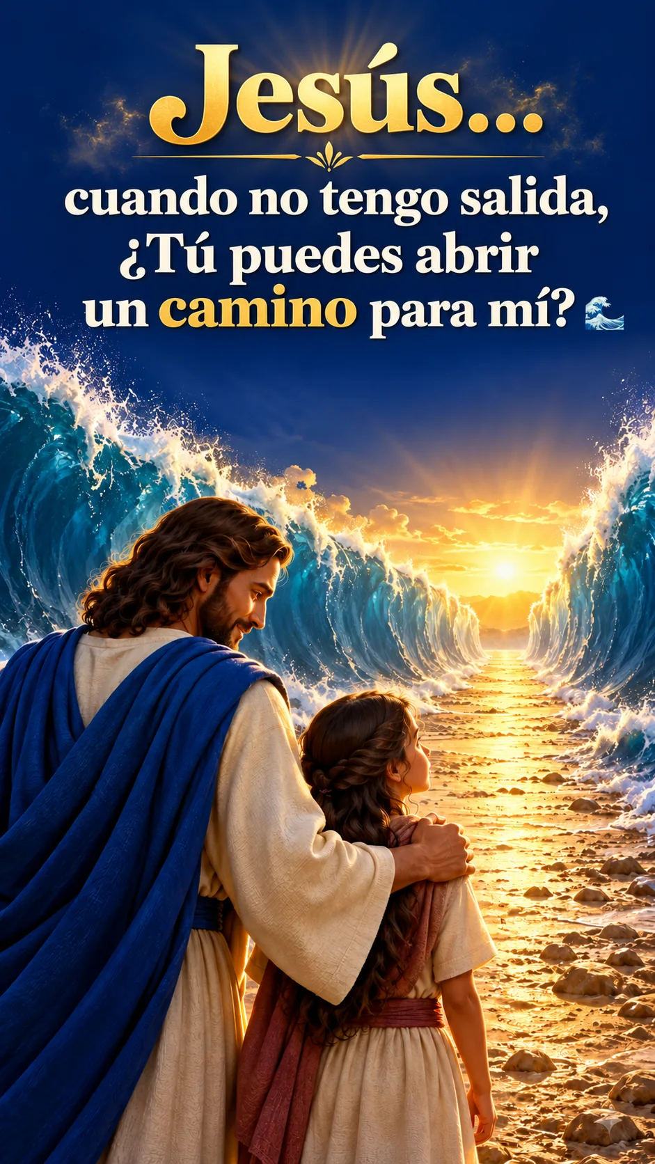 Portada de pregunta a Jesús Jesús… cuando no tengo salida, ¿Tú puedes abrir un camino para mí? 🌊
