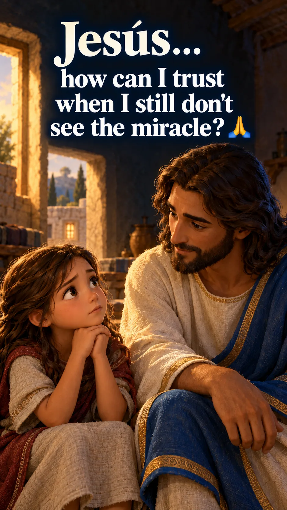 Cover image for question for Jesus Jesus... how to trust when I still don't see the miracle? 🙏