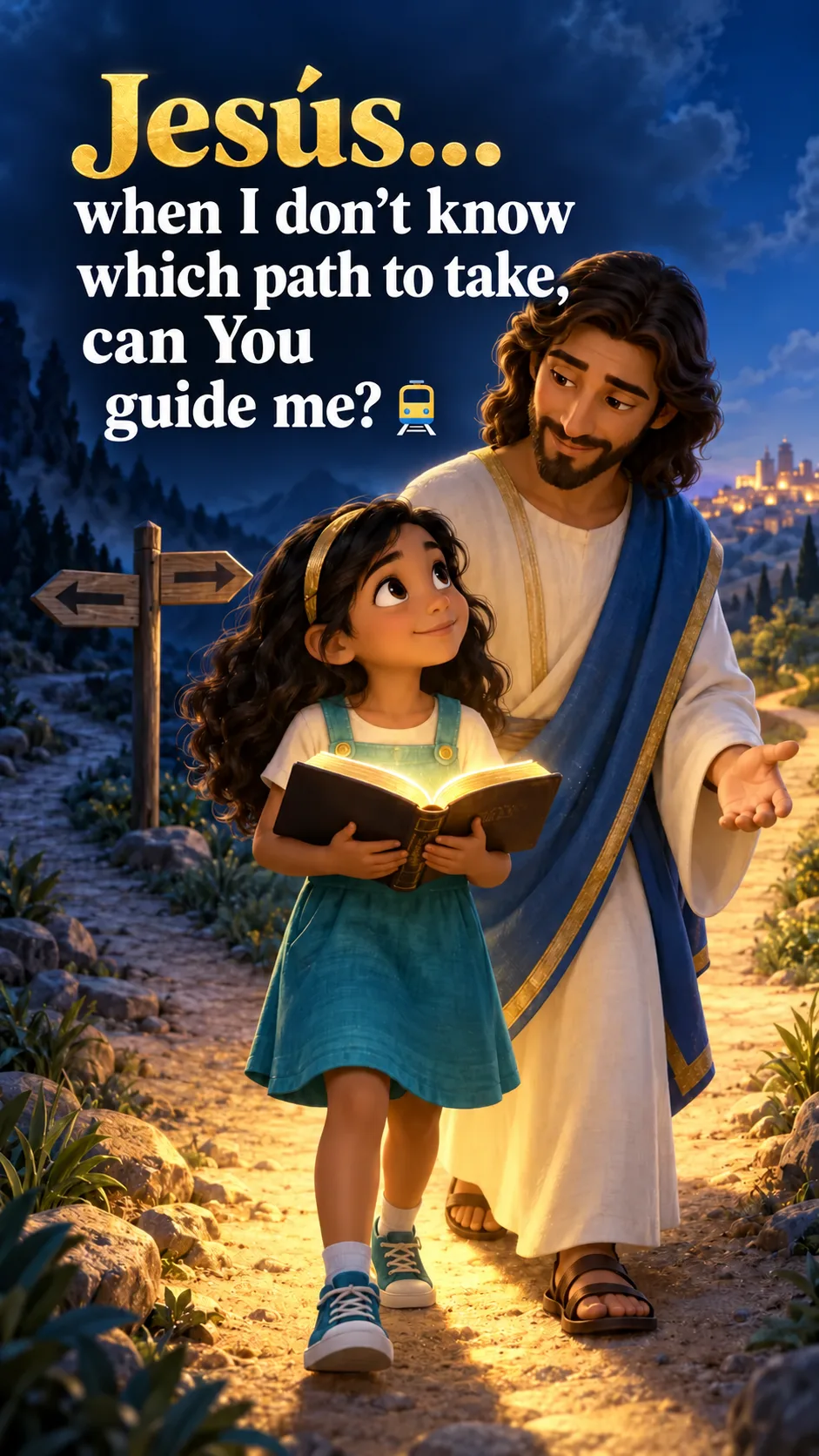 Cover image for question for Jesus Jesus... when I don't know which path to take, can You guide me? 🚆