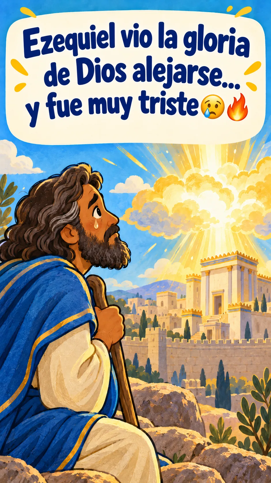 Portada de personaje bíblico Ezequiel vio la gloria de Dios alejarse… y fue muy triste😢🔥