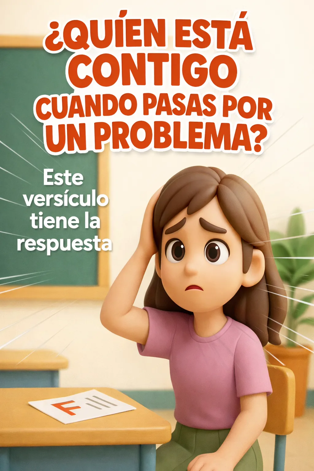 Portada del devocional ¿Quien esta contigo cuando pasas por un problema?