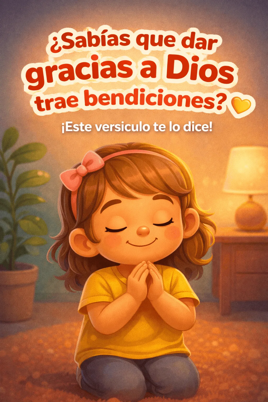 Portada del devocional ¿Sabias que dar gracias a Dios trae bendiciones?