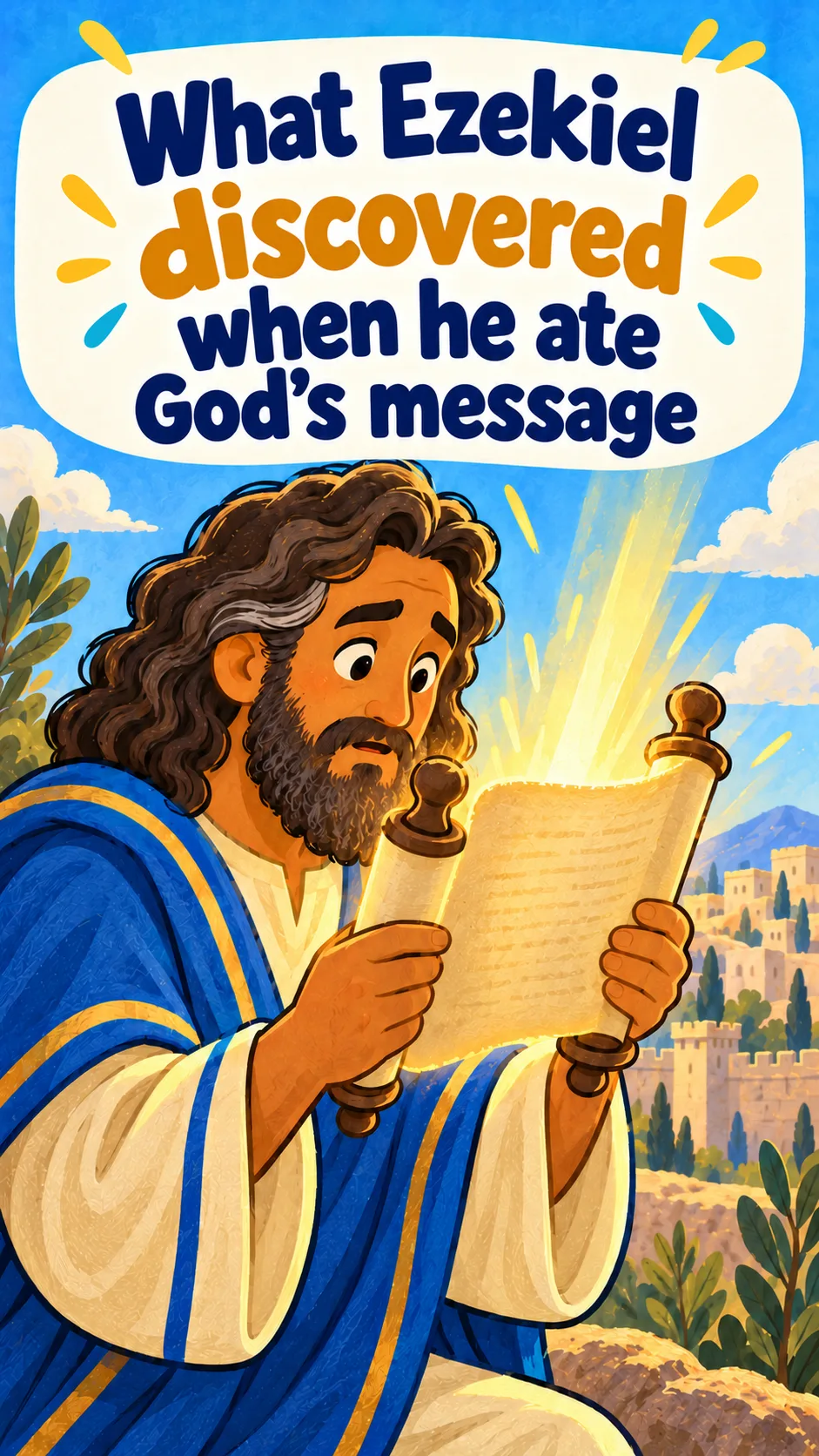 Cover image for biblical character What Ezekiel Discovered When He Ate God's Message